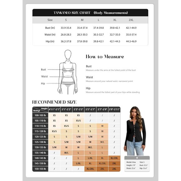 Women's Ribbed Long Sleeve Button-Down Top Fitted Casual Fall Layering - Picture 8 of 8